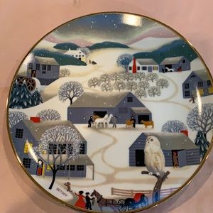 1979 world Book Annual Christmas Plate series - Silent Night